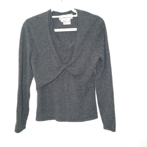 Carlisle black cashmere and silk blend top size small - Picture 1 of 5